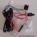 12 Volt Fog Lamp Wiring Harness with relay