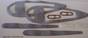 1941 Chevrolet GMC Truck Head-Park Light Lens Gasket Kit - 8 Pieces