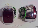 1940-53 Chevrolet Truck Tail Lights - Chrome with Red Lenses - PAIR