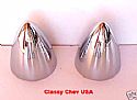 2 Bullet Nose Hub Cap Centers - C8054
