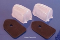 1942-46 Chevrolet GMC Truck Park Light Lenses & Gaskets - 4 PC
