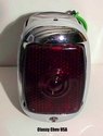 1940-53 Chevrolet Truck Tail Light Assembly - Chrome with Red Lens - LEFT