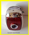 1940-53 Chevrolet Truck Tail Light Assembly - Stainless Steel - Blue Dot Lens - LEFT