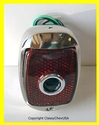 1940-53 Chevrolet Truck Tail Light Assembly - Stainless Steel - Blue Dot Lens - RIGHT