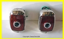 1940-53 Chevrolet Truck Tail Light Assembly - Stainless Steel - Blue Dot Lens - PAIR
