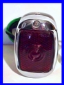 1940-53 Chevrolet Truck Tail Light Assembly - Black Casing - Red Glass Lens - RIGHT