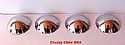 4 Bullet Nose Hub Cap Centers - C8051