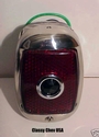 1940-53 Chevrolet Truck Tail Light Assembly - Black Casing - Red Glass with BLUE DOT Lens - LEFT