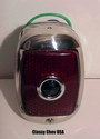 1940-53 Chevrolet Truck Tail Light Assembly - Chrome Casing - Red Glass with Blue Dot Lens - LEFT