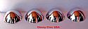 4 Bullet Nose Hub Cap Centers  C8053