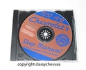1937-38 Chevrolet Car and Truck Shop Manual CD