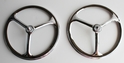 7" BULLET Chrome TriBar Headlight Covers - PAIR