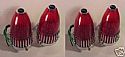 Four 1959 Cadillac Red Blue Dot Tail Lights