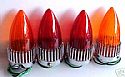 Four 1959 Cadillac Tail Lights - 2 Red and 2 Amber
