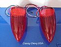 1959 Cadillac New Red LED Tail Lights - Pair
