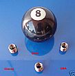Deluxe 8 Ball Gear Shift Knob - 2.25"