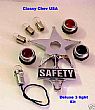 Deluxe Safety Star License Plate Topper Kit