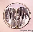 7" Cat Eye Headlight Covers - Chrome - Pair
