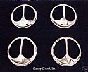 Quad Cat Eye 5 3/4" Headlight Covers Chrome - 4 Pieces