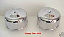 Chrome Bullet Bee Hive Air Cleaner  - 1 BBL 2 5/16 - 2 Pieces