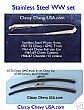1967-72 Chevrolet Windshield Wipers - Chevelle, Camaro, Impala, Truck - 4 Pieces