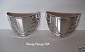 7" Ribbed Headlight Visors 1939-48