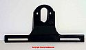 Ford Model A License Plate Bracket - Powder Coated Black