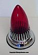 1959 Cadillac Red Tail Light Assembly with 50s Bezel + extra bulbs