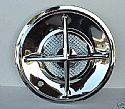 15" Chromed Steel Crossbar Hub Caps Set of 4