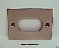 Model A Ford Emergency Brake Lever Boot - BEZEL ONLY