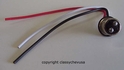#1157 Wire MALE Plug with 3 Wires Dual Contact