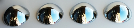 4 Bullet Nose Hub Cap Centers - C8052