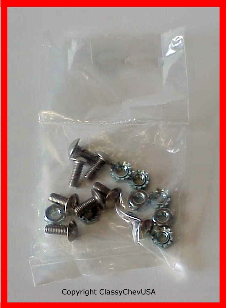 1941-46 Chevrolet Truck Grill Screw Kit - 8 Pieces - #1088K