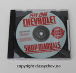 1939-1940 Chevrolet Car & Truck Shop Manual CD