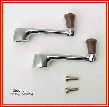1940-1946 Chevrolet Window Cranks - PAIR with Screws