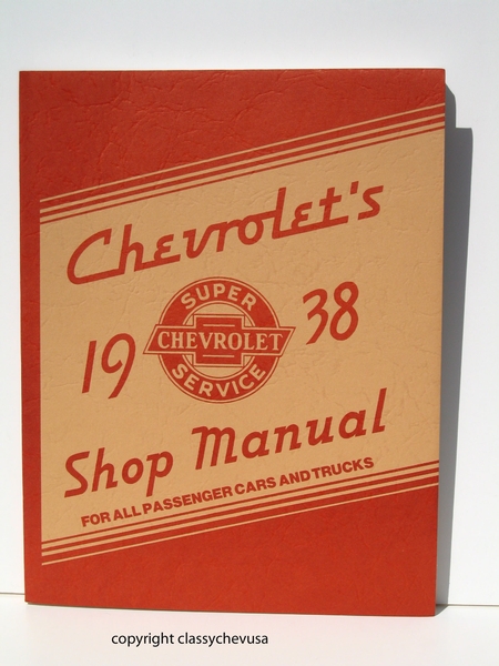 1938 Chevrolet Passenger Car & Truck Shop Manual