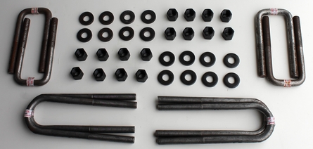 1937-1946 Chevy Truck FRONT REAR Axle U-Bolts Kit w Washers Nuts