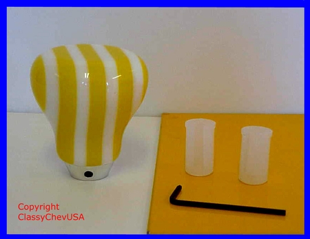 YELLOW 9 Layer Gear Shift Knob