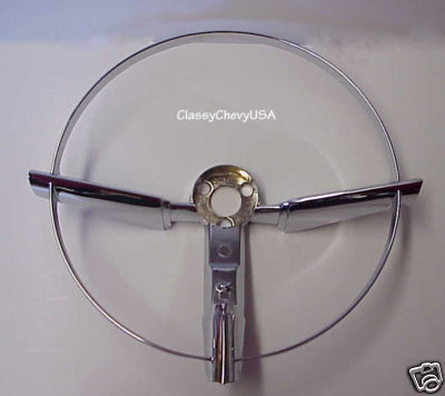 1955 56 Chevrolet Chevy Bel Air Horn Blowing Ring 1956 chevy bel air tail lights wiring 