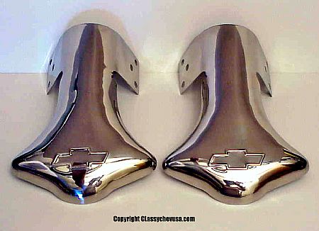 Regular Bowtie Logo Exhaust Deflector Tip - PAIR
